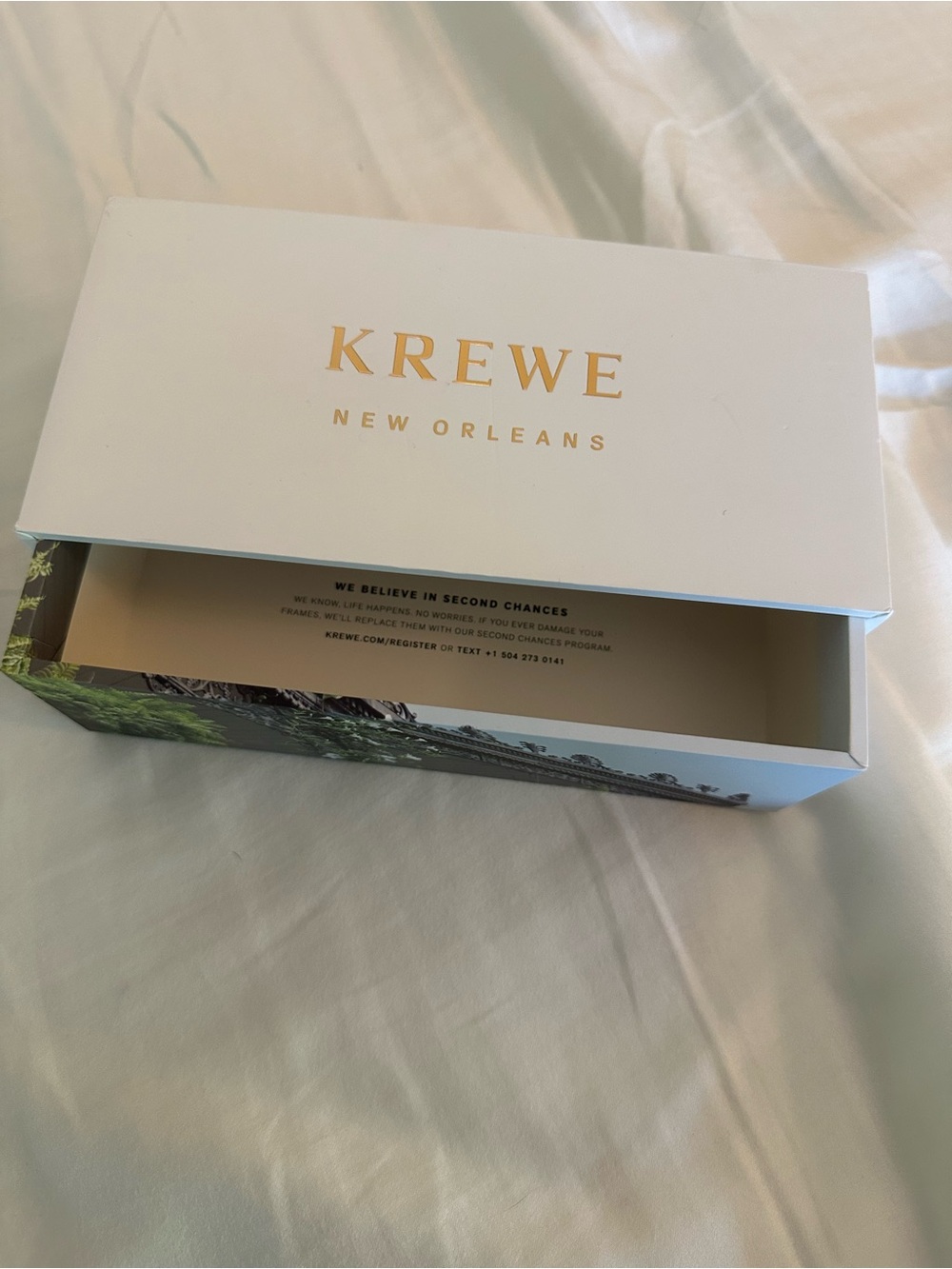 Krewe DEDE nylon sunglasses $355 current box handcrafted amber - Picture 11 of 12